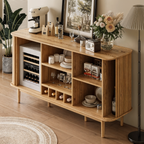 Aeris Home – Tambour Coffee Bar Cabinet