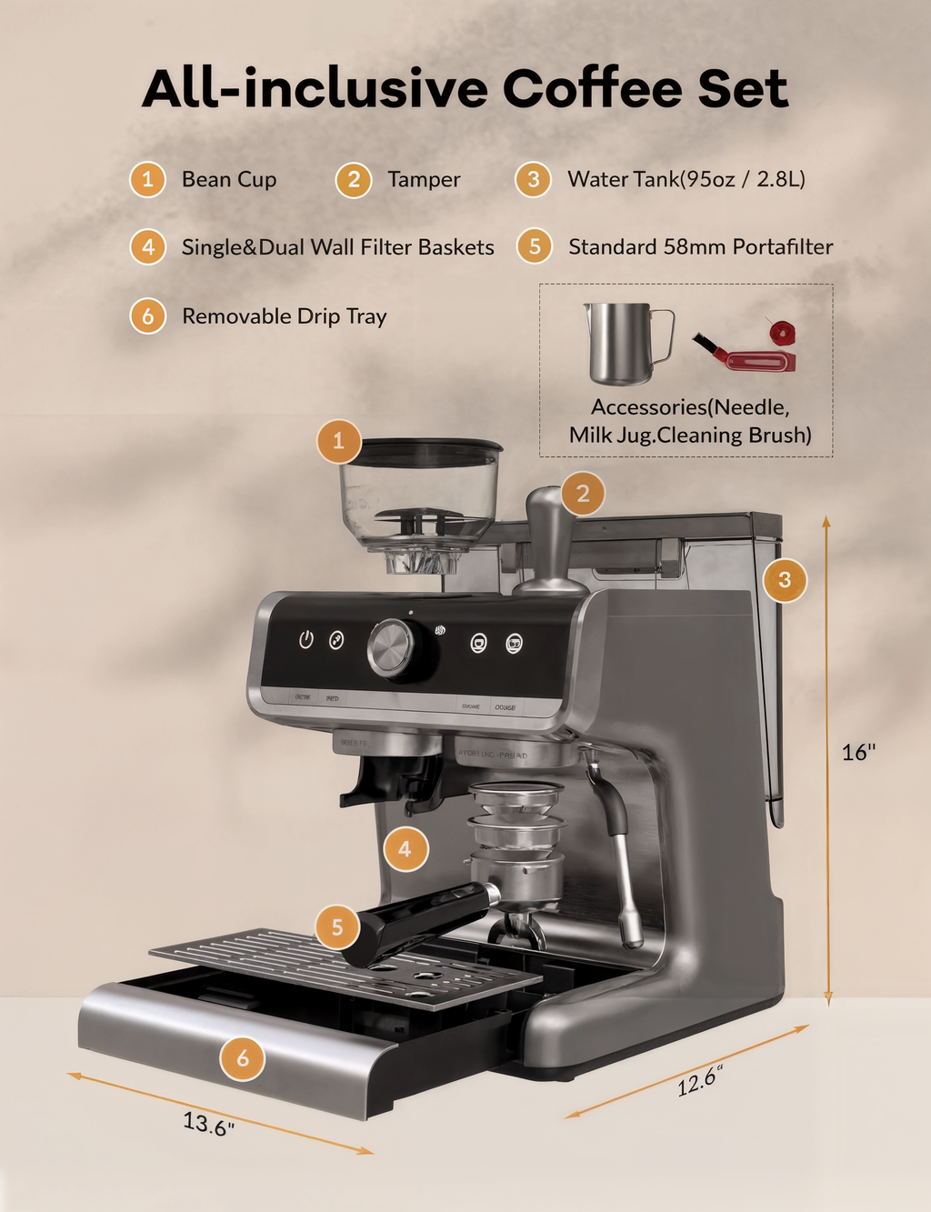 Aeris Home – Barista Series Espresso Machine