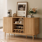 Aeris Home – Tambour Coffee Bar Cabinet