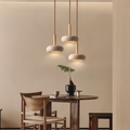 Aeris Home – Travertine Disc Pendant