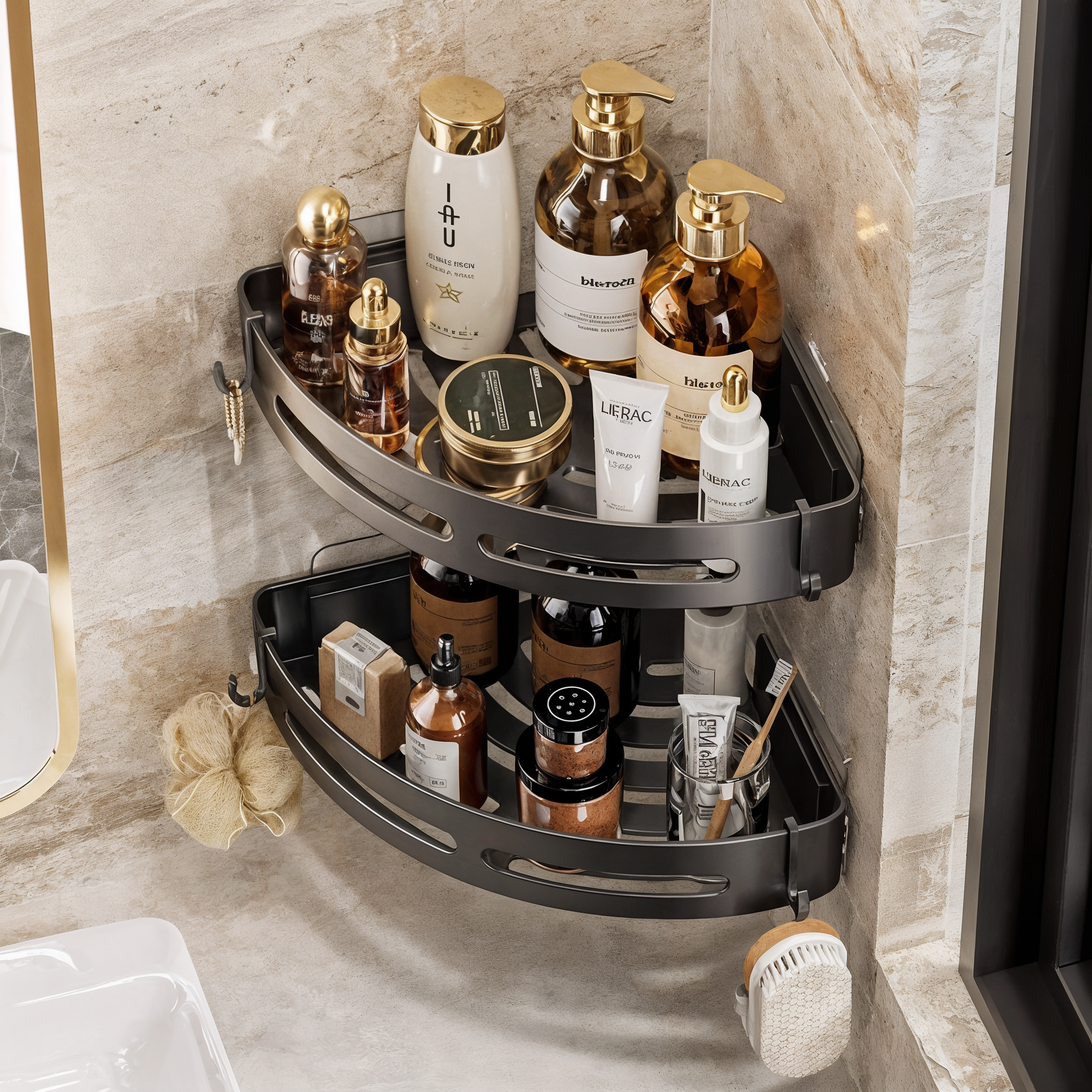 Aeris Home – Corner Shower Caddy