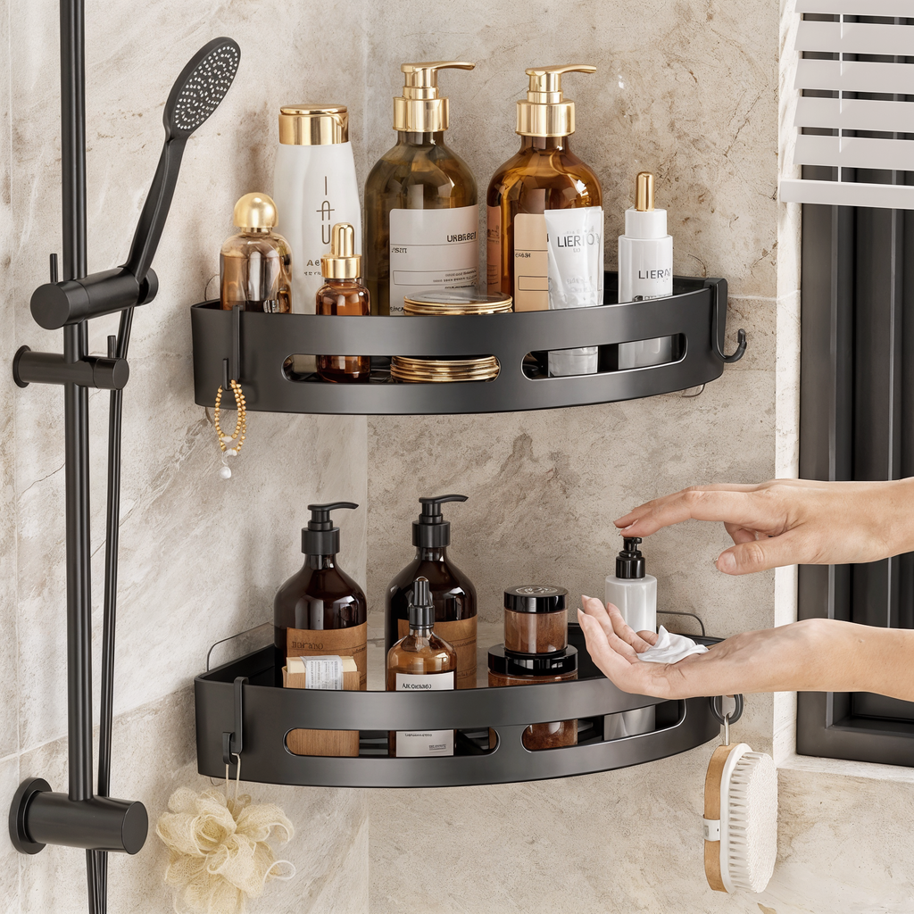 Aeris Home – Corner Shower Caddy