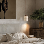 Aeris Home – Travertine Pendant Light