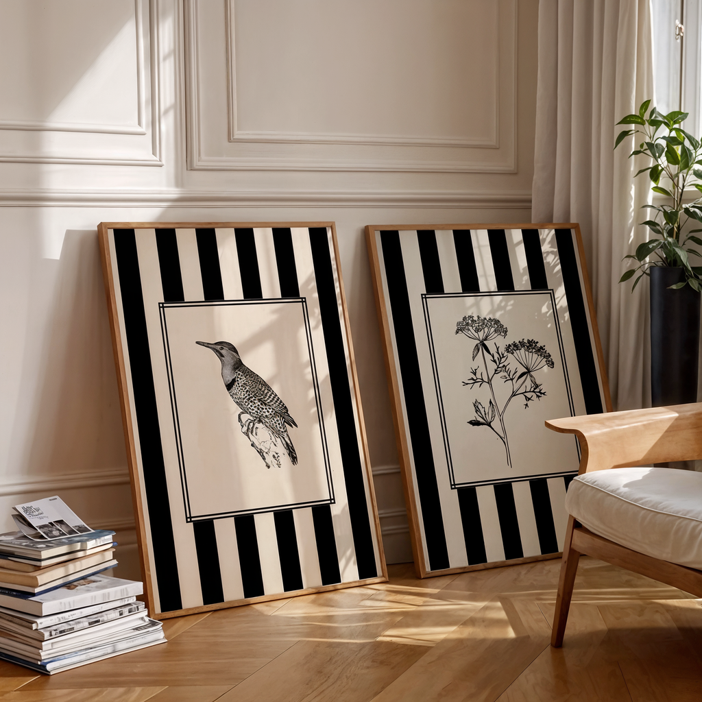 Aeris Home – Botanical Line Art Set