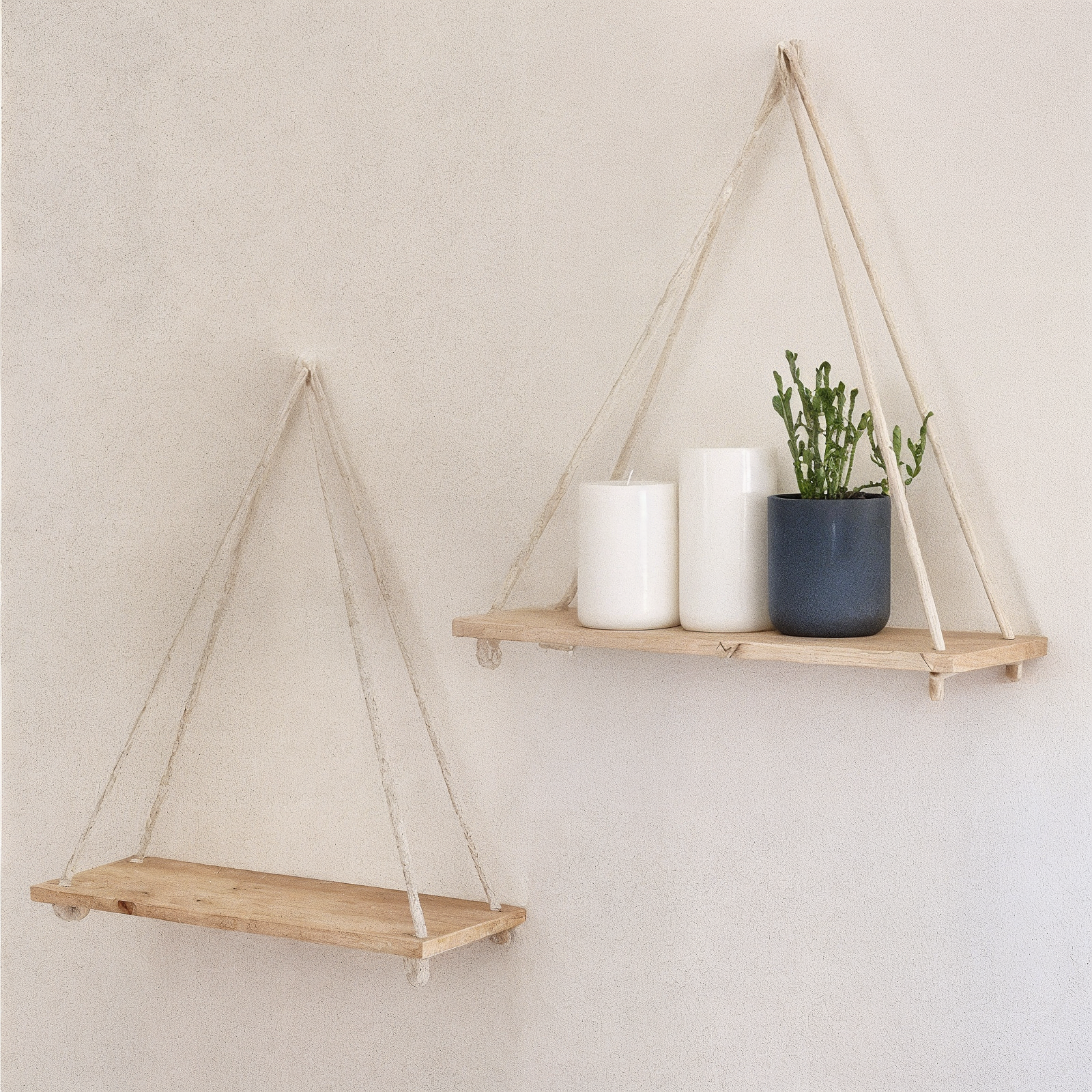 Aeris Home – Suspended Rope Shelf