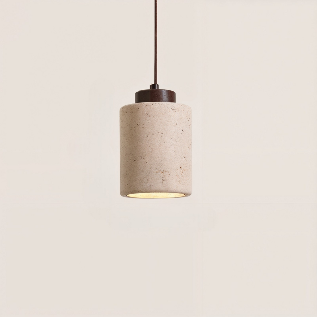 Aeris Home – Travertine Pendant Light