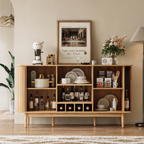Aeris Home – Tambour Coffee Bar Cabinet